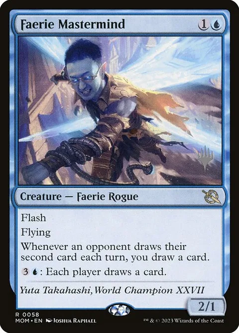 Faerie Mastermind, carte 58p de March of the Machine Promos