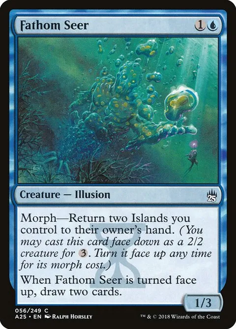 Fathom Seer, card 56 from Masters 25