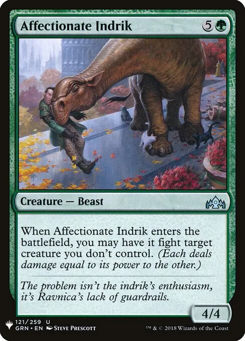 Affectionate Indrik, card GRN-121 from The List