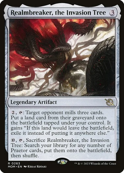 Realmbreaker, the Invasion Tree, card 263 from March of the Machine