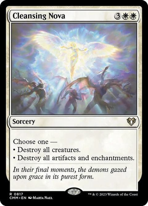Cleansing Nova, card 817 from Commander Masters