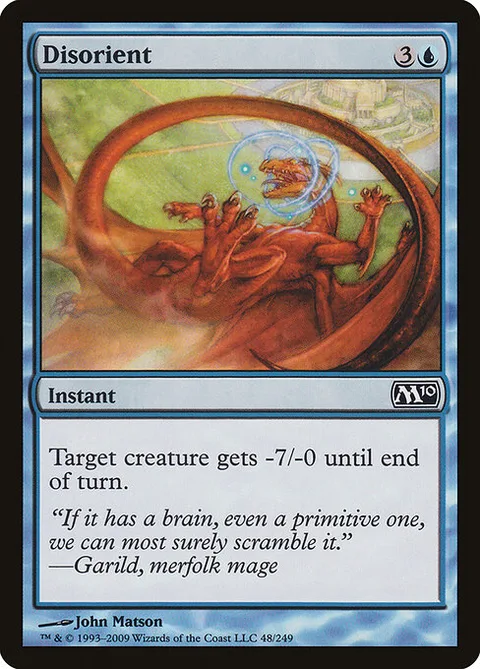 Disorient, card 48 from Magic 2010