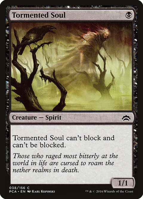 Tormented Soul, card 38 from Planechase Anthology