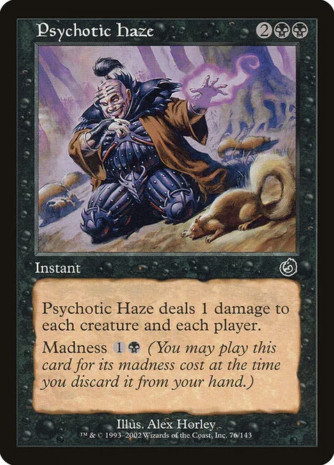 Psychotic Haze, card 76 from Torment