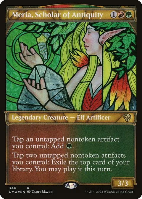 Meria, Scholar of Antiquity, carte 346 de Dominaria United