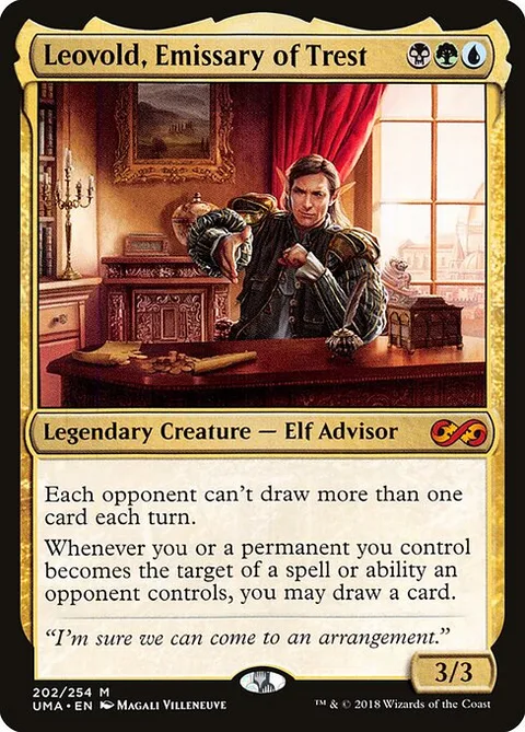 Leovold, Emissary of Trest, card 202 from Ultimate Masters