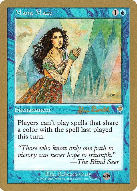 Mana Maze, card ab59sb from World Championship Decks 2001