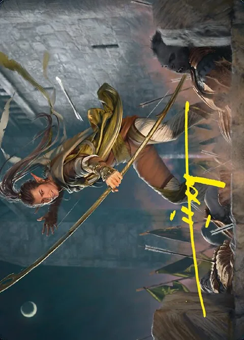 Legolas, Counter of Kills // Legolas, Counter of Kills, carte 17 de Tales of Middle-earth Art Series