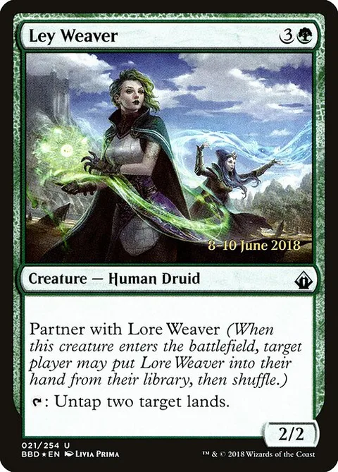 Ley Weaver, card 21s from Battlebond Promos