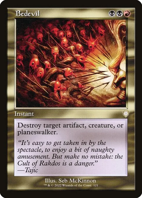 Bedevil, carte 121 de The Brothers' War Commander