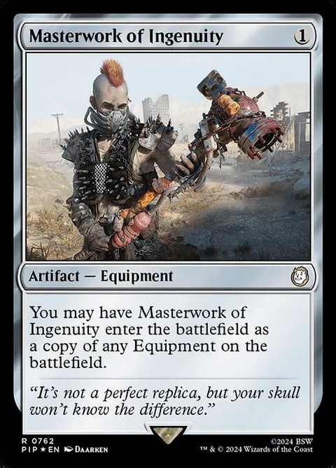 Masterwork of Ingenuity, card 762 from Fallout