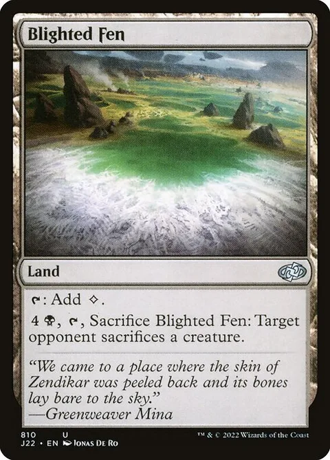 Blighted Fen, carte 810 de Jumpstart 2022