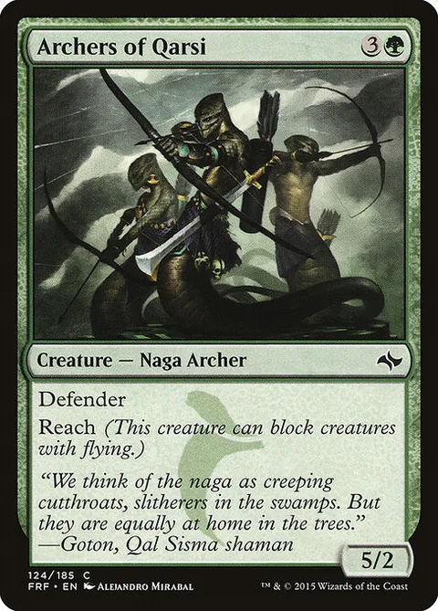 Archers of Qarsi, card 124 from Fate Reforged