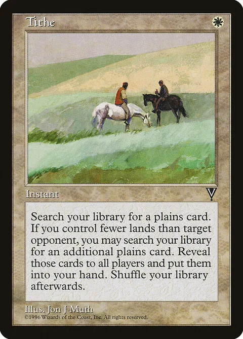 Tithe, card 23 from Visions