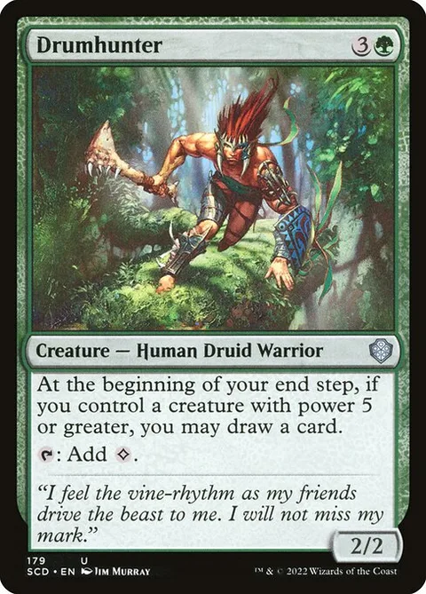 Drumhunter, card 179 from Starter Commander Decks
