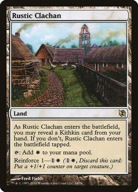 Rustic Clachan, carte 34 de Duel Decks: Elspeth vs. Tezzeret