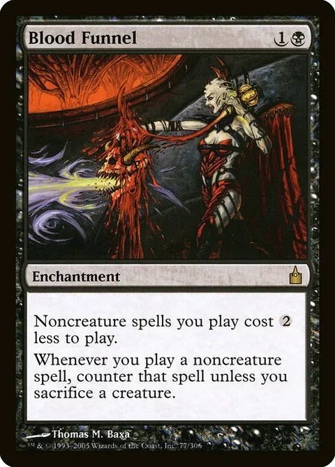 Blood Funnel, carte 77 de Ravnica: City of Guilds