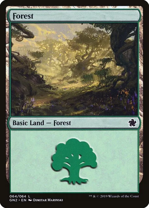 Forest, card 64 from Game Night 2019