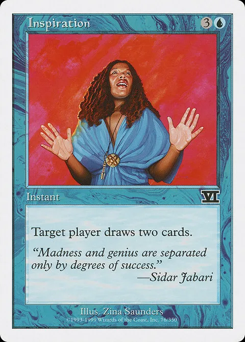 Inspiration, carte 76 de Classic Sixth Edition
