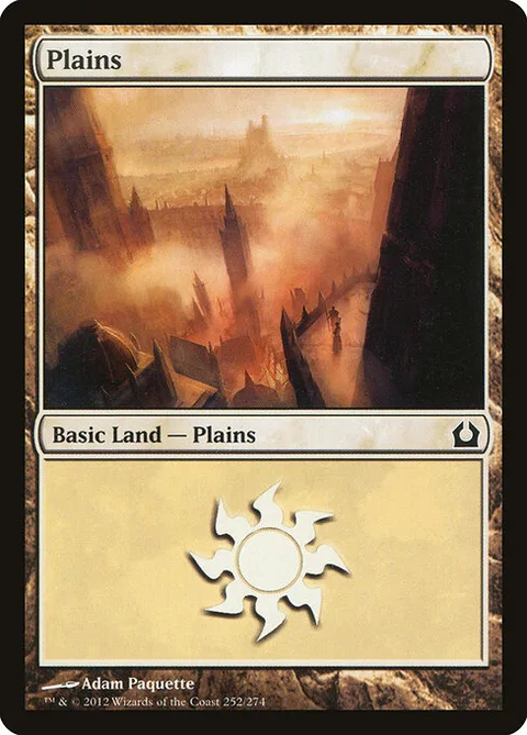 Plains, carte 252 de Return to Ravnica