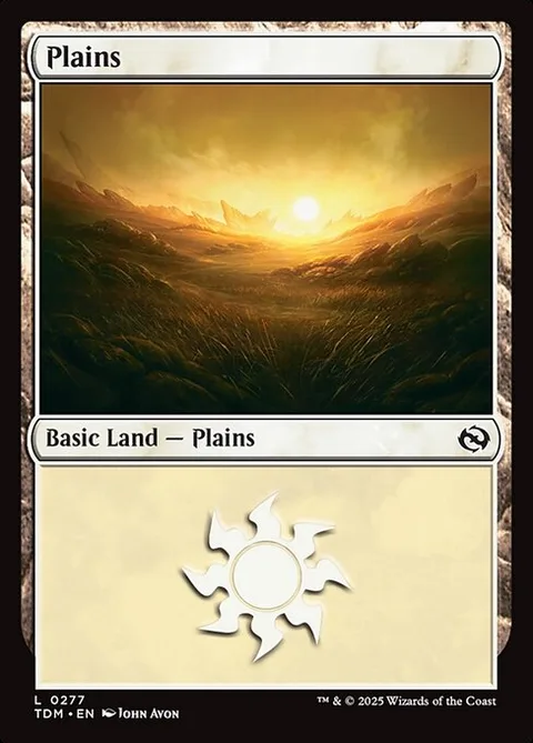 Plains, carte 277 de Tarkir: Dragonstorm