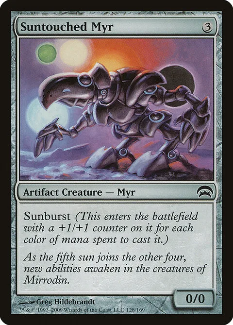 Suntouched Myr, card 128 from Planechase
