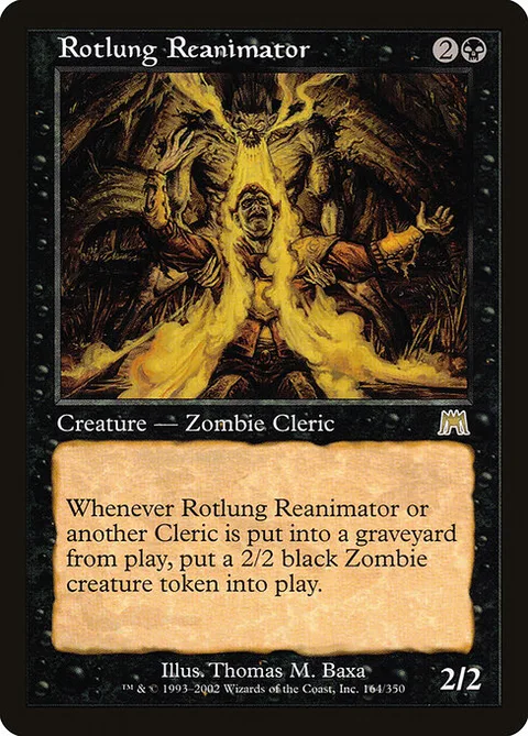Rotlung Reanimator, card 164 from Onslaught