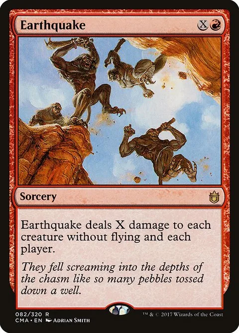 Earthquake, carte 82 de Commander Anthology
