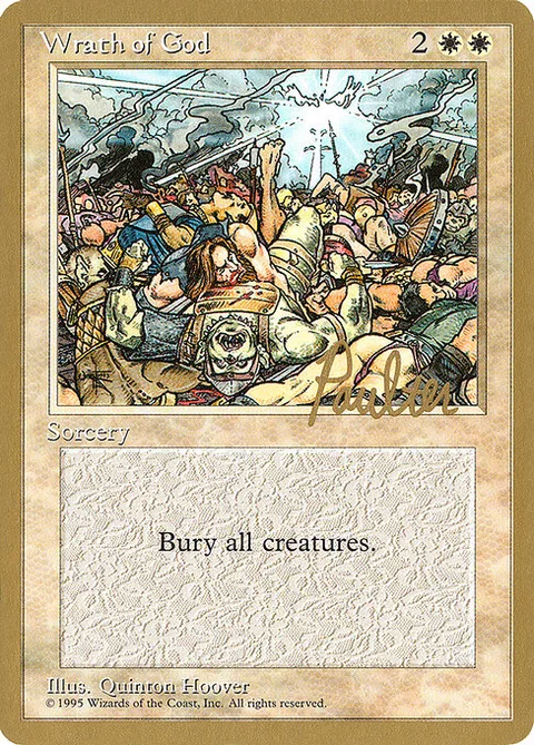 Wrath of God, carte pp58 de Pro Tour Collector Set