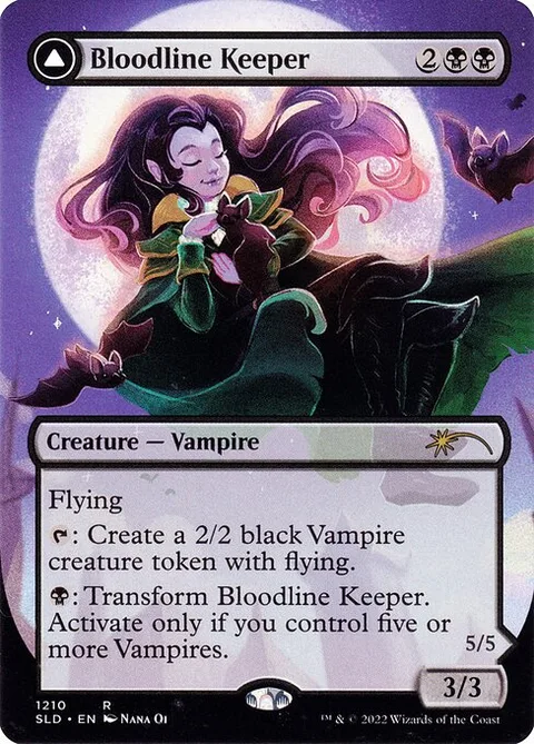 Bloodline Keeper // Lord of Lineage, card 1210 from Secret Lair Drop