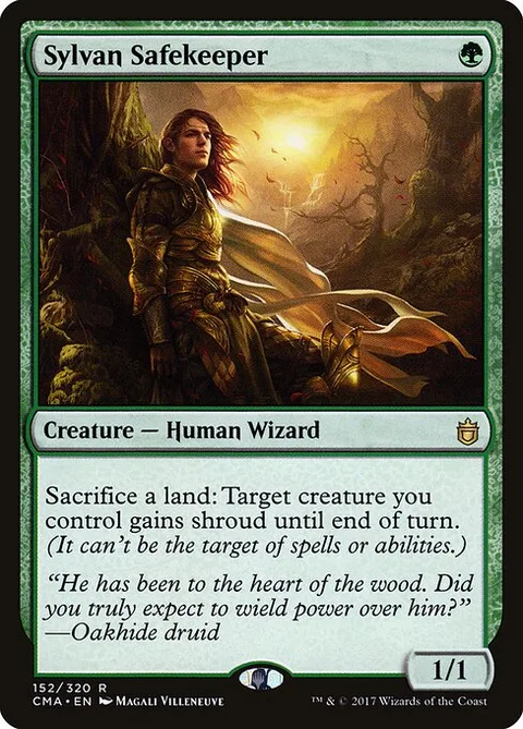 Sylvan Safekeeper, card 152 from Commander Anthology