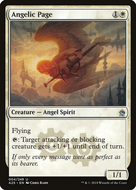 Angelic Page, card 4 from Masters 25