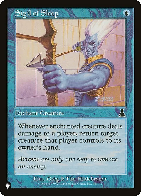 Sigil of Sleep, card UDS-46 from The List