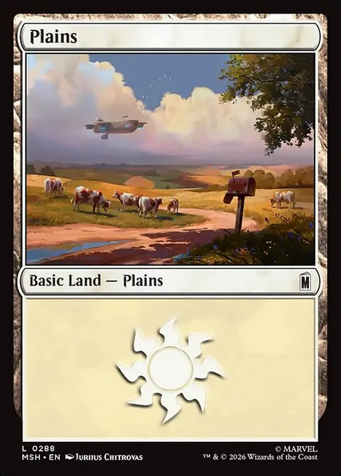 Plains, carte 288 de Marvel Super Heroes