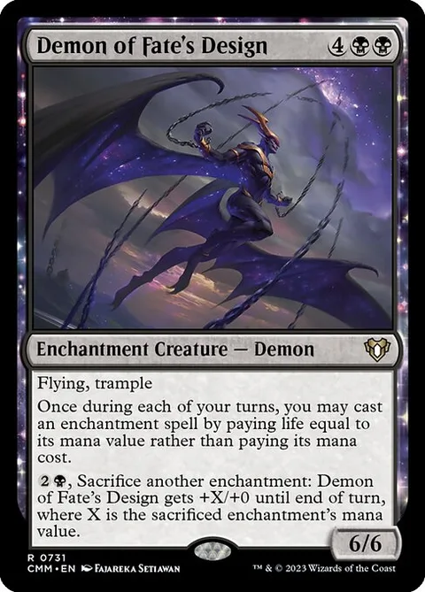 Demon of Fate's Design, carte 731 de Commander Masters