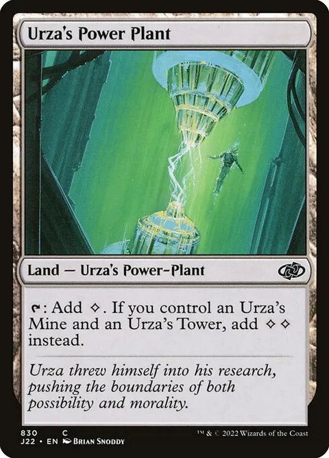 Urza's Power Plant, carte 830 de Jumpstart 2022