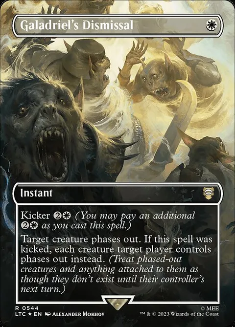 Galadriel's Dismissal, card 544 from Tales of Middle-earth Commander