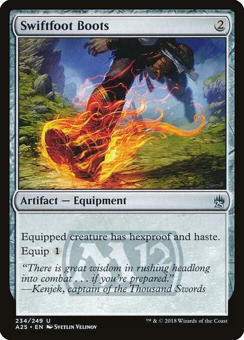 Swiftfoot Boots, card 234 from Masters 25