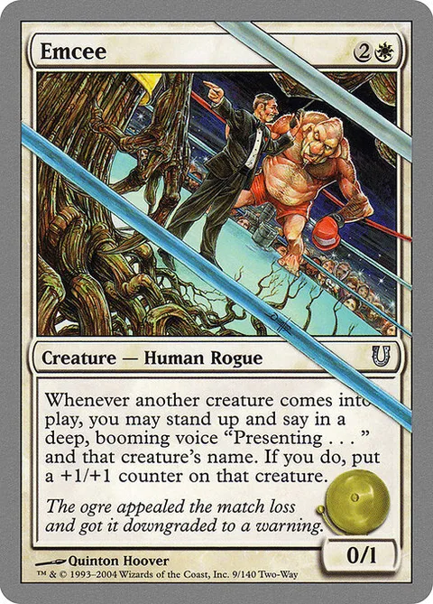 Emcee, carte 9 de Unhinged