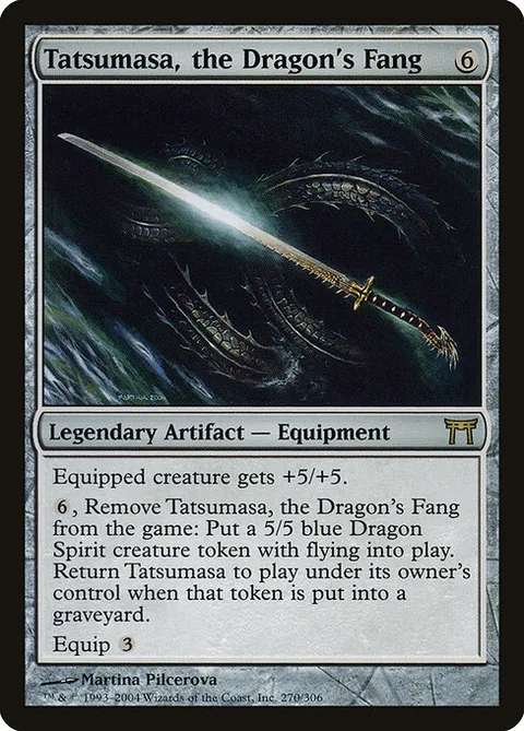 Tatsumasa, the Dragon's Fang, carte 270 de Champions of Kamigawa
