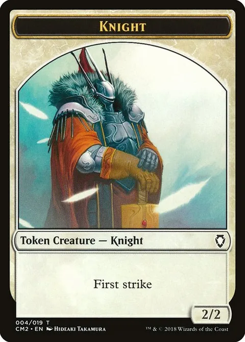 Knight, carte 4 de Commander Anthology Volume II Tokens