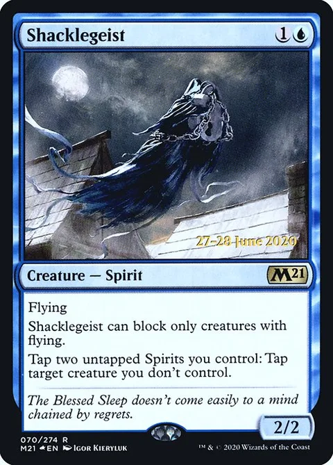 Shacklegeist, card 70s from Core Set 2021 Promos
