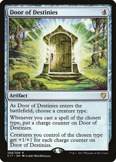 Door of Destinies, card 208 from Commander 2017
