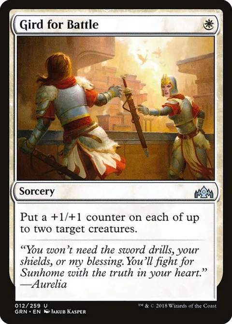 Gird for Battle, carte 12 de Guilds of Ravnica
