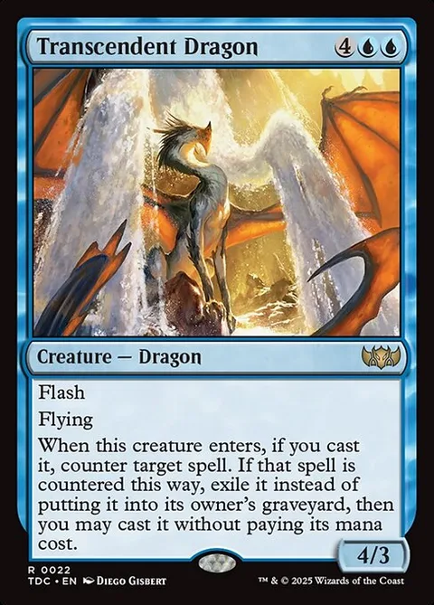 Transcendent Dragon, carte 22 de Tarkir: Dragonstorm Commander