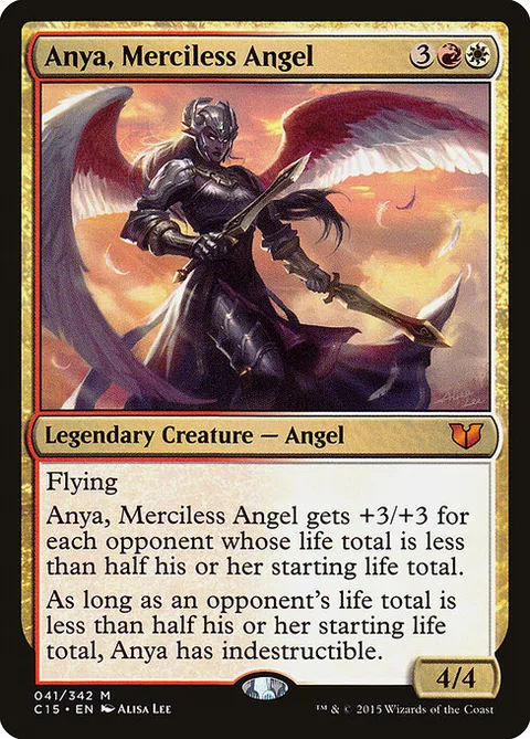 Anya, Merciless Angel, card 41 from Commander 2015
