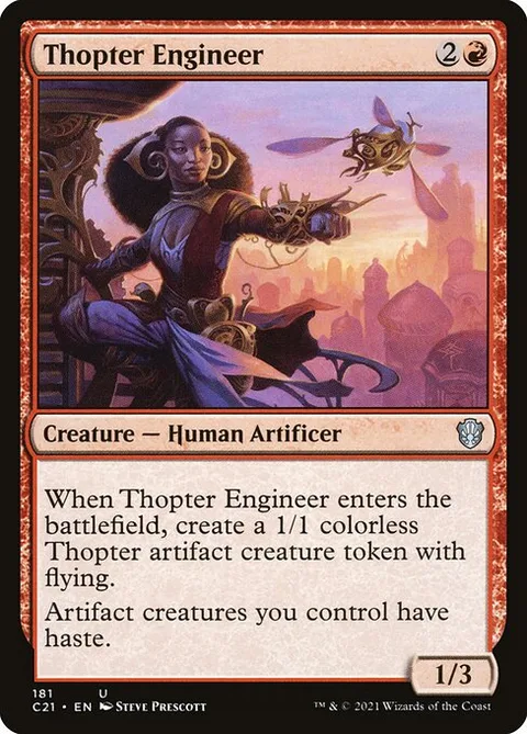 Thopter Engineer, carte 181 de Commander 2021