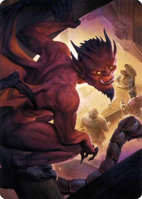 Nefarious Imp // Nefarious Imp, carte 19 de Battle for Baldur's Gate Art Series