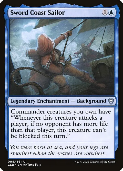 Sword Coast Sailor, card 98 from Commander Legends: Battle for Baldur's Gate