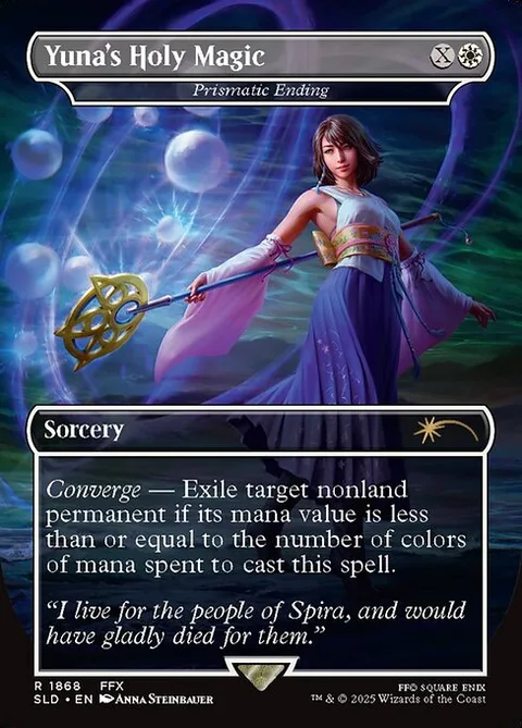 Prismatic Ending, card 1868 from Secret Lair Drop